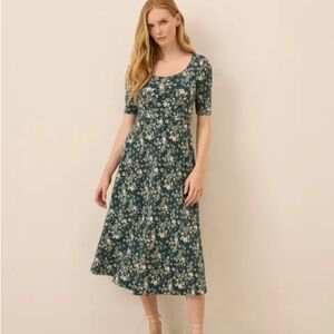 Pact Fit & Flare Signature Scoop Dress Made With Organic Cotton